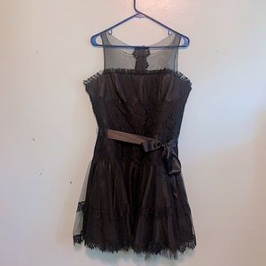 Beautiful black laced Jessica McClintock dress